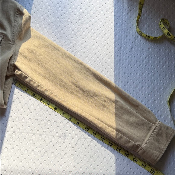 Lauren Jeans Co Tan Denim Belted Utility Jean Jacket Size M Ralph Lauren NWT - Picture 12 of 15